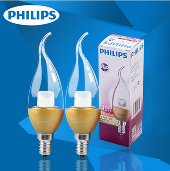 Philips MASTER LED candle E14 4W=25W golden